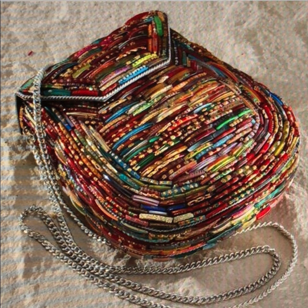 Tara Glass Wedding Bangle Hard Shell Handbag